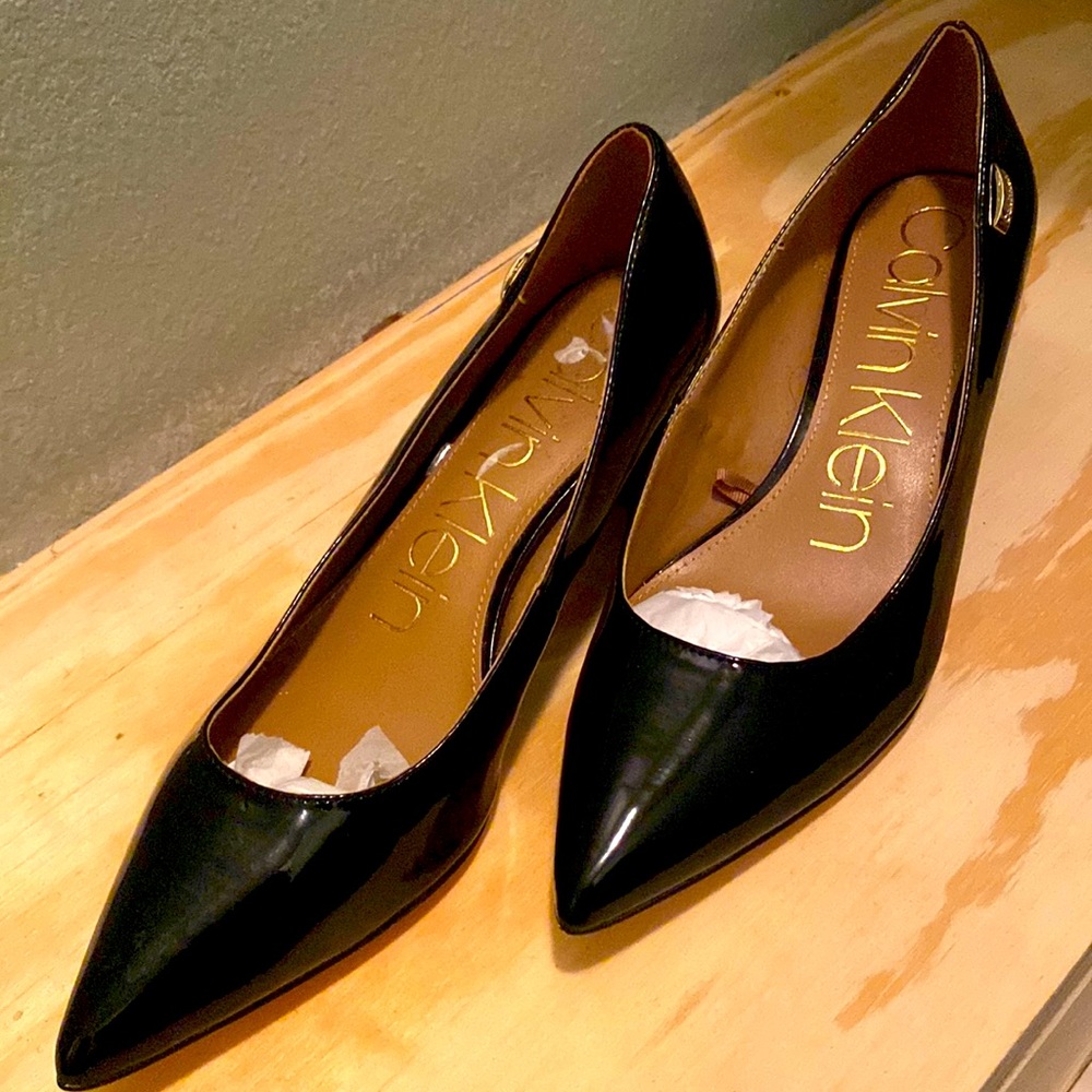 Calvin Klein never worn black shoes